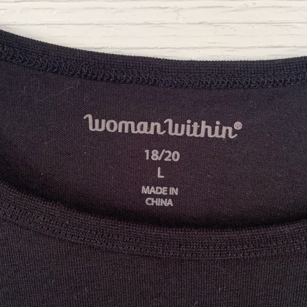 Dove Print Jersey by Woman Within. Size Large. - Picture 3 of 7